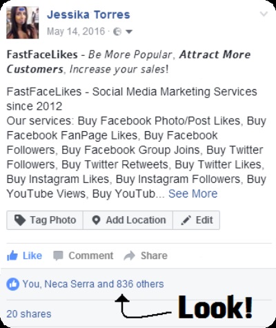 buy facebook likes $7