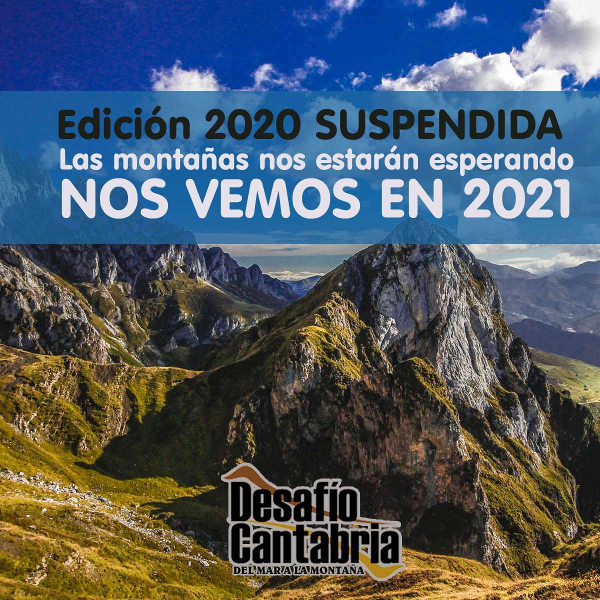 Comunicado suspensión Desafío Cantabria 2020 por el COVID19
